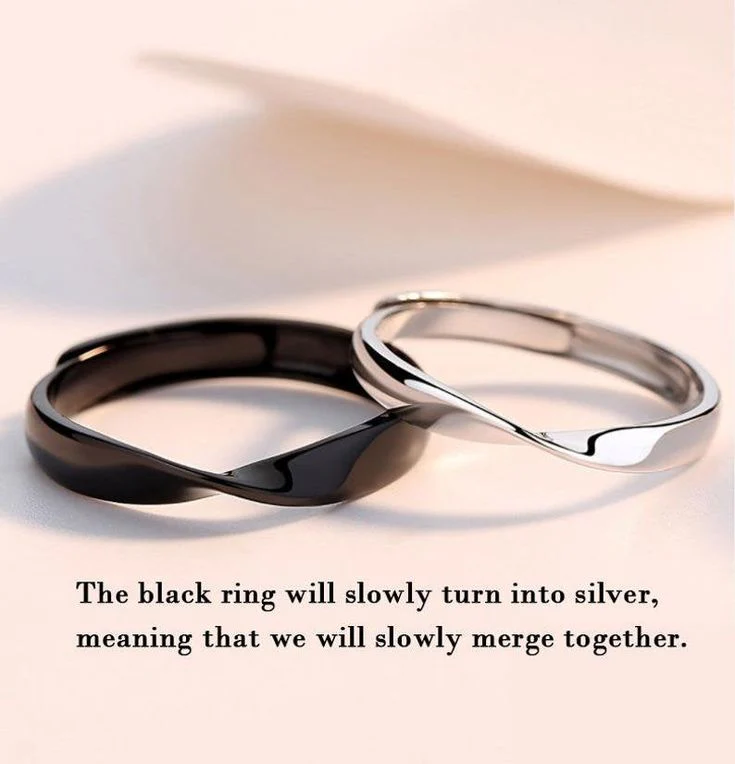 Eternity Promise Mobius Couple Rings - Image 5