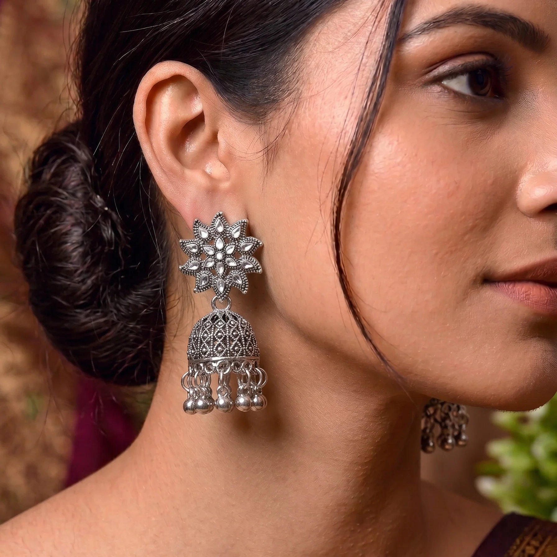 Personalised 12 Jhumka Box with Mirror - Image 11