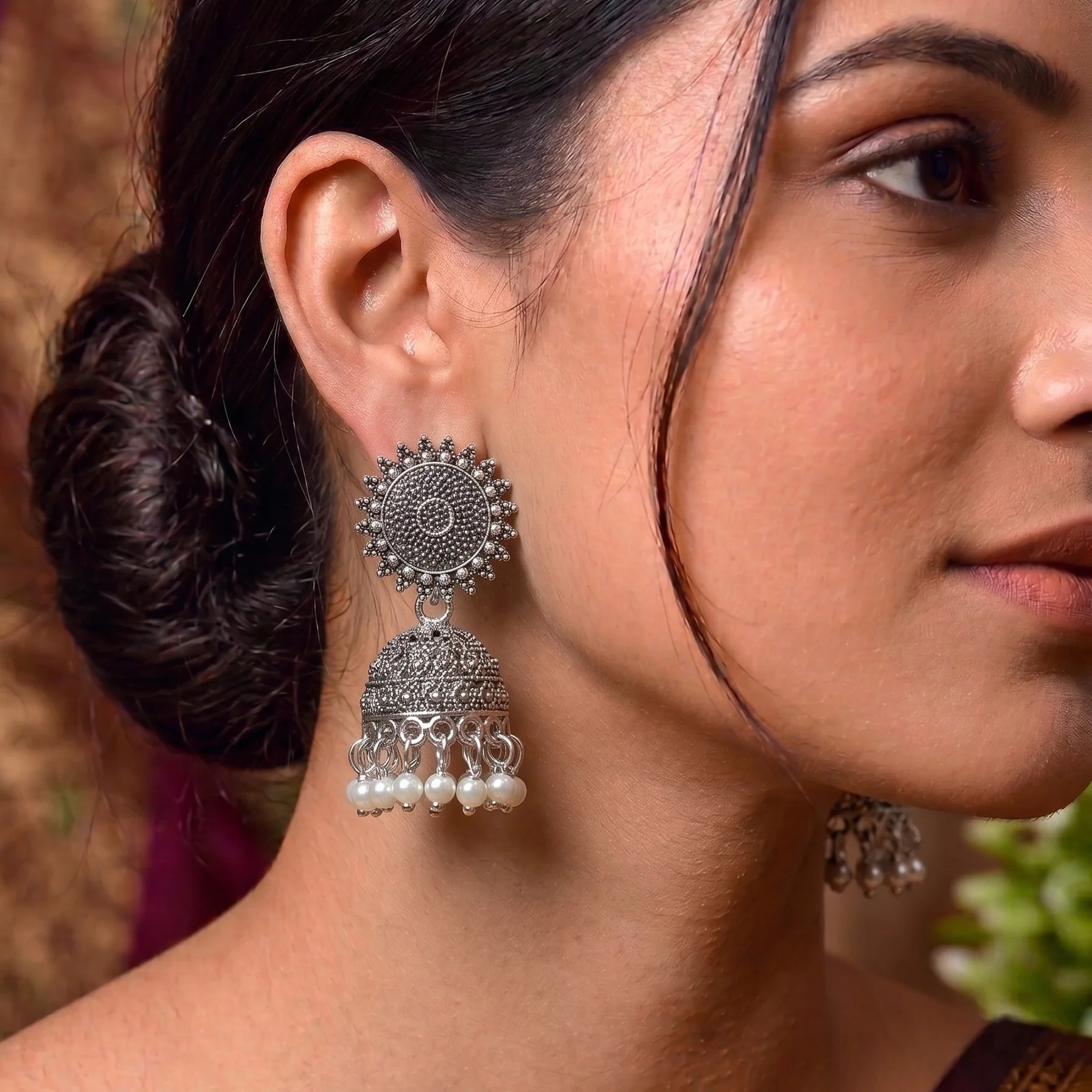 Personalised 12 Jhumka Box with Mirror - Image 16