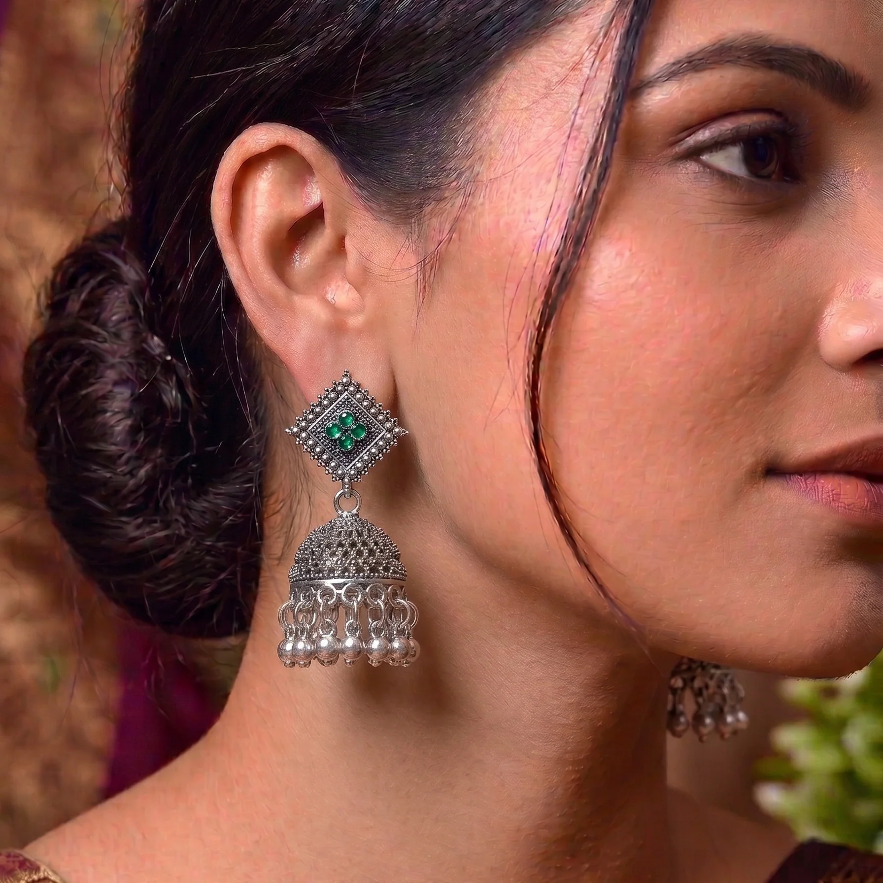 Personalised 12 Jhumka Box with Mirror - Image 18