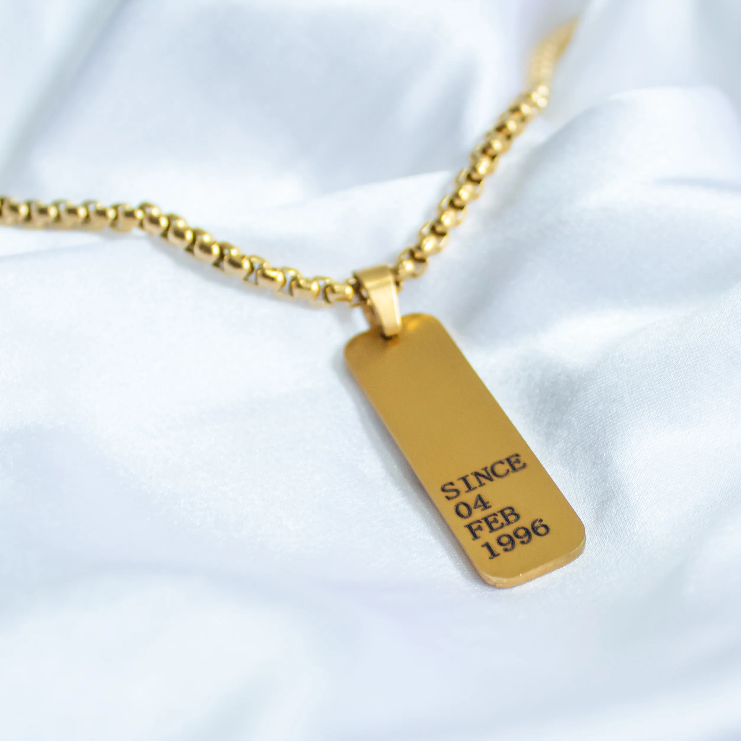 Reversible Tag Necklace For Him - Image 3