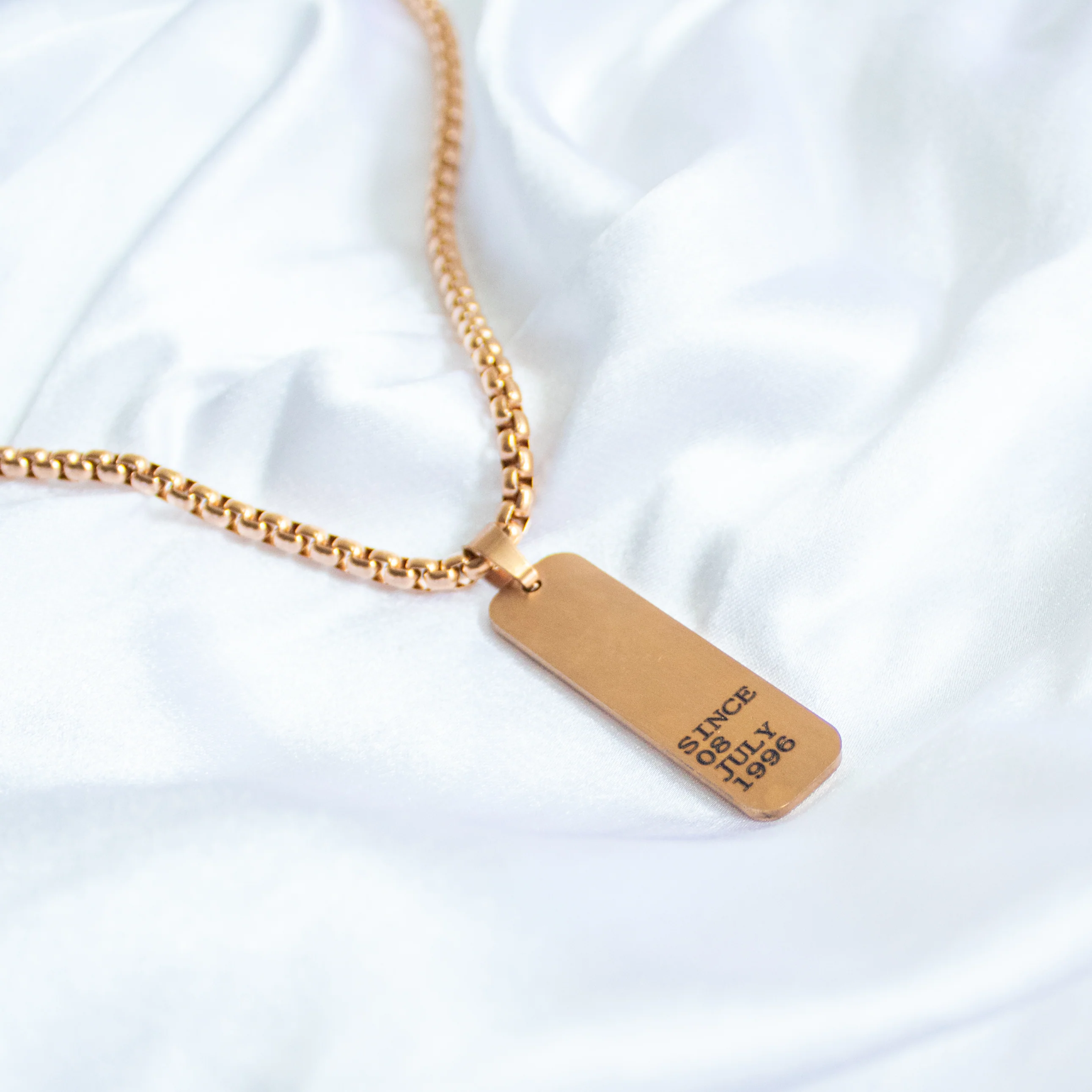 Reversible Tag Necklace For Him - Image 9