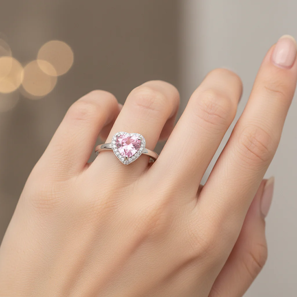 Princess Heart Ring with Rotating Box - Image 3